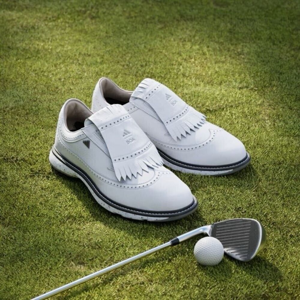 Adidas MC87 Spikeless Golf White Iron Metallic Men's Shoes IH4819